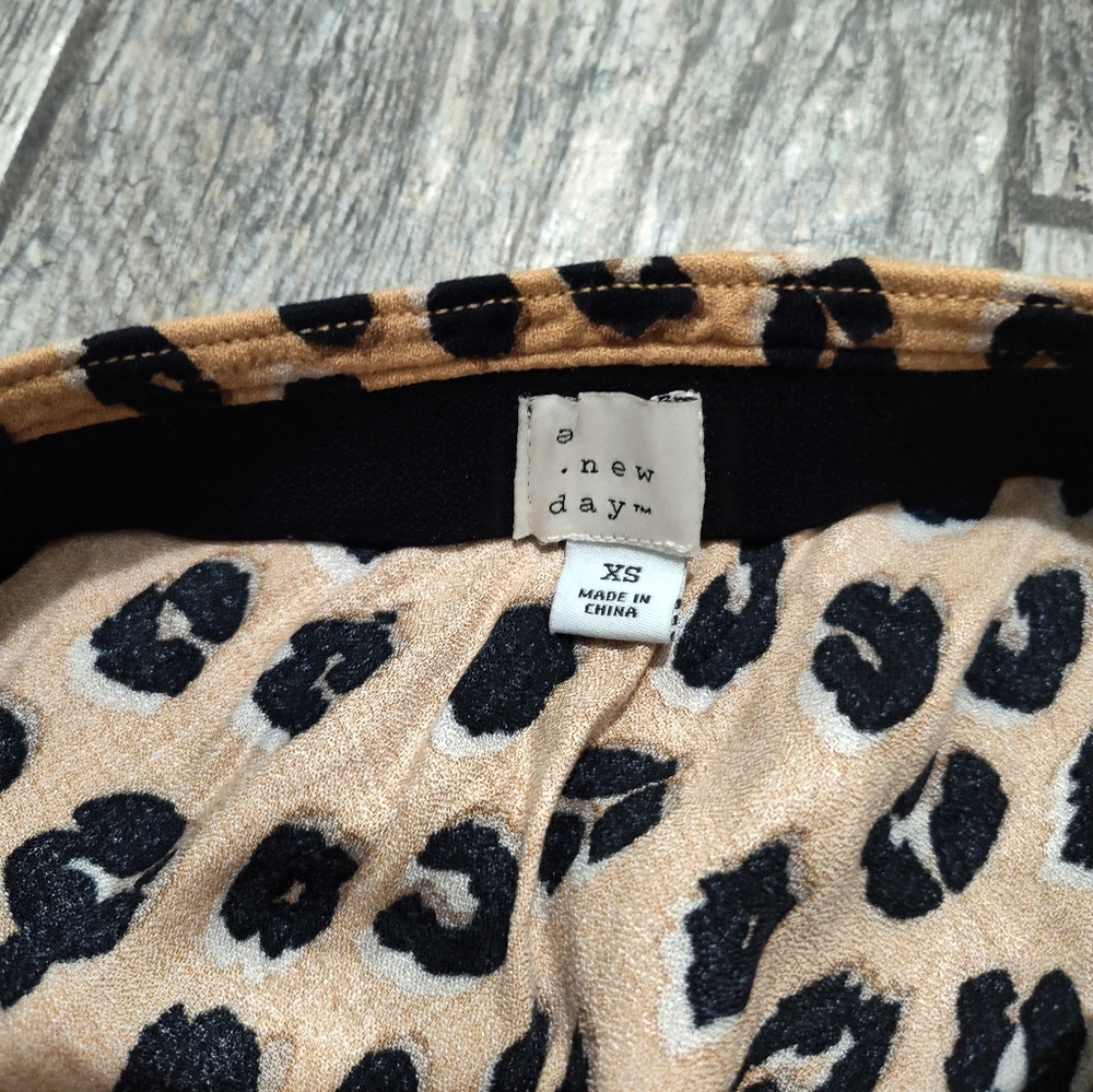 Target a New Day Cheetah Leopard Animal Print Midi Skirt - Picture 4 of 8